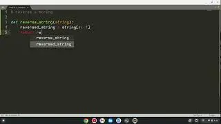 Reversing a String in Python Using Slice
