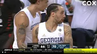 Miami VS Georgia Tech Ending! (ACC tournament)