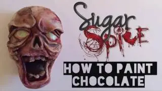 How to Paint Chocolate - Sugar Spice Cakes Tutorial