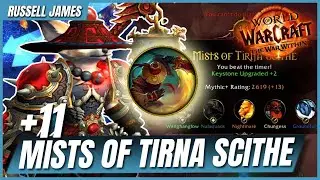 Brewmaster Monk BLASTS through Mythic+Mists  of Tirna Scithe +11
