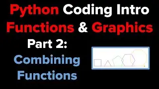 Intro to Python Functions using Turtle Graphics (Part 2)