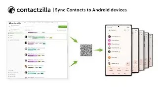 Sync CardDAV Contacts to Android with Contactzilla (QR Code Setup)