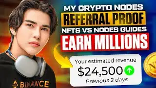 My CRYPTO REFERRAL PROOF INCOME - NODES & NFTs | How to Be Rich In Crypto Step By Step Tutorial