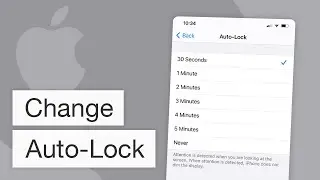 How to Change Iphone Auto Lock Time (2022)