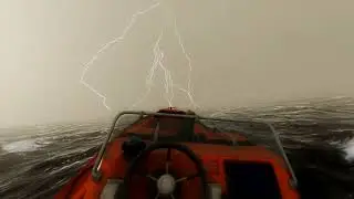 X-PLANE 12 3D WATER FX | ESCAPING FROM THE STORM IN A LITTLE BOAT AND SOME EASTER EGGS | MAX GRAPHIC