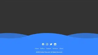 Responsive Animated Footer Design using Html & Css | Footer Html Css Source Code | Bcacodewali