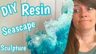 How to BEND and Shape Epoxy Resin into a Sculpture, Bowl, Vase!  Wave Inspired  DIY Tutorial!