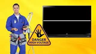 Телевизор Bravis crt-2118ux полоса на экране.