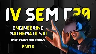 Diploma IV Sem Important Questions || Engineering Mathematics III Important Questions || Diploma C20