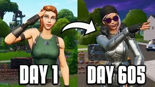 605 Day Fortnite Progression From Console To PC! (Keyboard and Mouse)