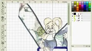 Embird Studio. 02a mouse cheese