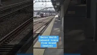 Metro North Train inbound from Grand Central #railfanning