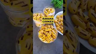KUE KERING LEBARAN TER-ENAK ‼️ BANANA COOKIES 🍌🍫