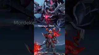 Mordekaiser vs Dian Wei Wildrift vs honor of kings