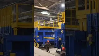 Наша кассетная установка для производства стеновых панелей в г. Ульяновске #shorts