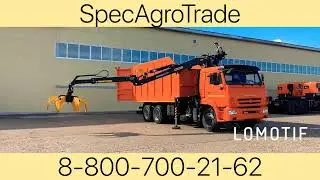 ИСПЫТАНИЕ КМУ | ЛОМОВОЗ КАМАЗ 65115 С КМУ ВЕЛМАШ VM10L74M