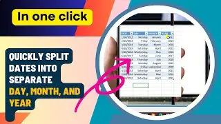 How to Quickly Split Dates into Separate Day, Month, and Year Columns in Excel | Exam Tips