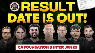 CA Foundation/ Inter Jan 25 Result Date | CA Exam Jan 25 Result: Official Date OUT!!