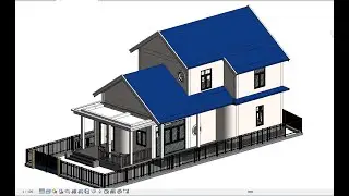 Revit vẽ biệt thự phần 2