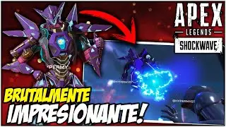 ¡La skin y ejecución prestigio de PATHFINDER son BRUTALMENTE IMPRESIONANTES! Apex Legends SHOCKWAVE