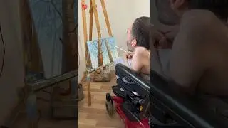 🎨🔥ПРОЦЕСС НАПИСАНИЯ КАРТИНЫ МАСЛОМ🔥🎨