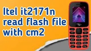 Itel it2171n format with cm2 and read flash file with cm2 - YouTube 