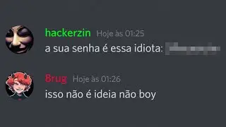 quando você acha um hacker no Discord