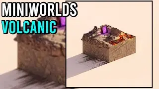 VOLCANIC - Blender Mini-Worlds #1 (Timelapse)