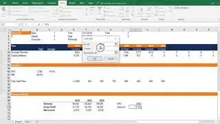 Financial Modeling Time-Lapse