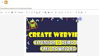 Create Webview Extension File free for Kodular
