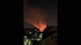 У Винниках горіла господарська будівля