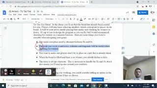 Computer Programming - Tic Tac Toe