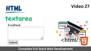 Html textarea | textarea in Html 