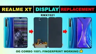 REALME XT combo replacement l realme XT display with fingerprint |