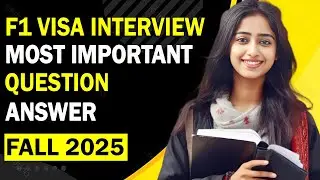 USA Student Visa interview most Important Question & Answer | US F1 Visa interview