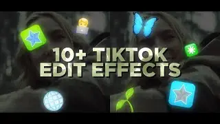 10+ POPULAR TIKTOK EDIT EFFECTS 🧩 | video star effects, transitions and shakes [with qr codes!]