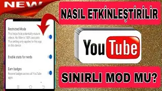 YouTube'da Kısıtlı Mod Nasıl Açılır - Mobil ve Bilgisayar | YouTube Kısıtlı Modu 2024