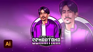 Esport logo - speed art using adobe illustrator / Final