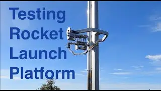 Test Run of our Rocket Launch Platform and Fuel Auto Fill and release System | Hybrid Rocket    4K