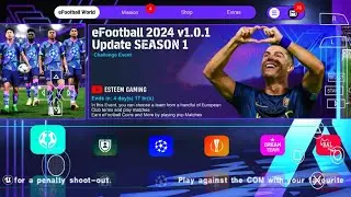 EFOOTBALL PES 2024 PPSSPP ORIGINAL PS5 On Android& ISO BEST Graphics Offline