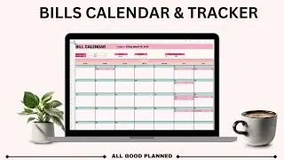 Google Sheets Bills Calendar and Tracker  Walkthrough