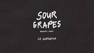 Sour Grapes - LE SSERAFIM (acoustic cover) | minergizer