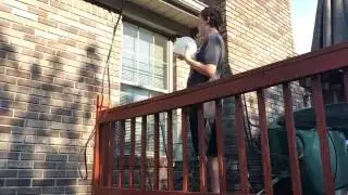 Slo-Mo Aerial Water Balloon Assault