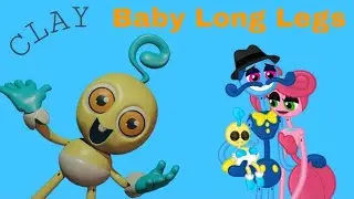 Baby Long Legs Poppy Playtime. / Ребенок длинные ноги из пластилина из игры Поппи Плейтайм.
