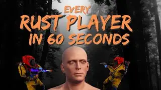 This video shows the entire Rust Playerbase in a minute