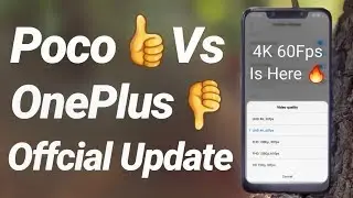 Poco F1 4K 60FPS Video Recording Update Review