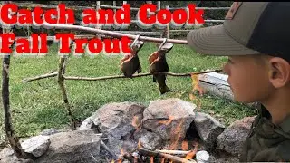 Fall Trout Fishing EPIC High Mountain Lake!  #troutfishing