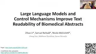 Large Language Models and Control Mechanisms Improve Text Readability of Biomedical Abstracts #NLP