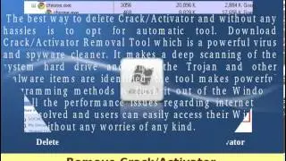Crack/Activator : Remove Crack/Activator