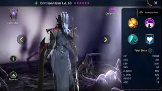 Raid Shadow Legends Hero Showcase Crimson Helm lv 60